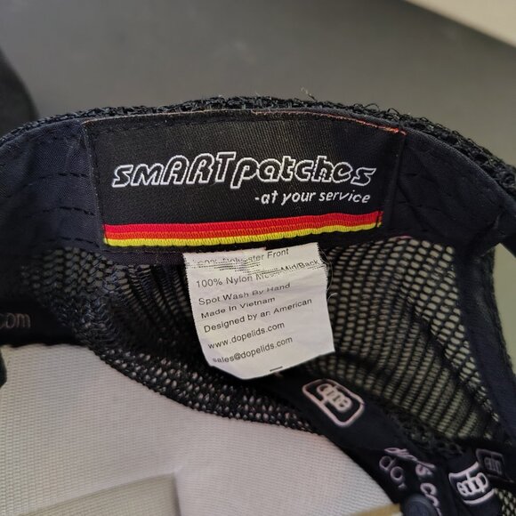 Pabst Blue Ribbon Hat Cap Snap Back Black White DOPE Mesh Trucker Ball Mens - Picture 14 of 15